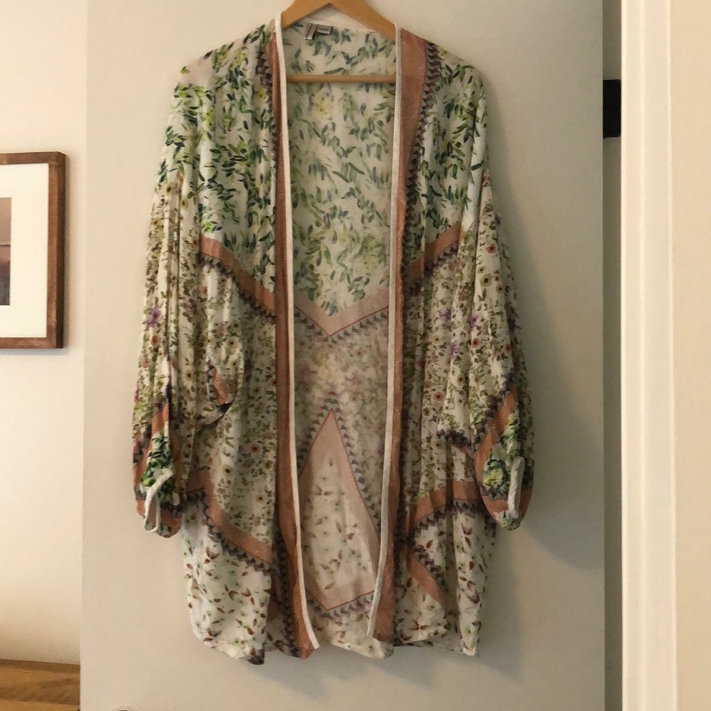 Anthropologie Caftan Floral